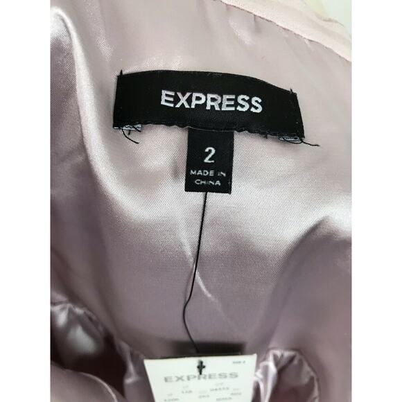 Express Metallic Print Strapless Mini Dress FLAW - Picture 12 of 12